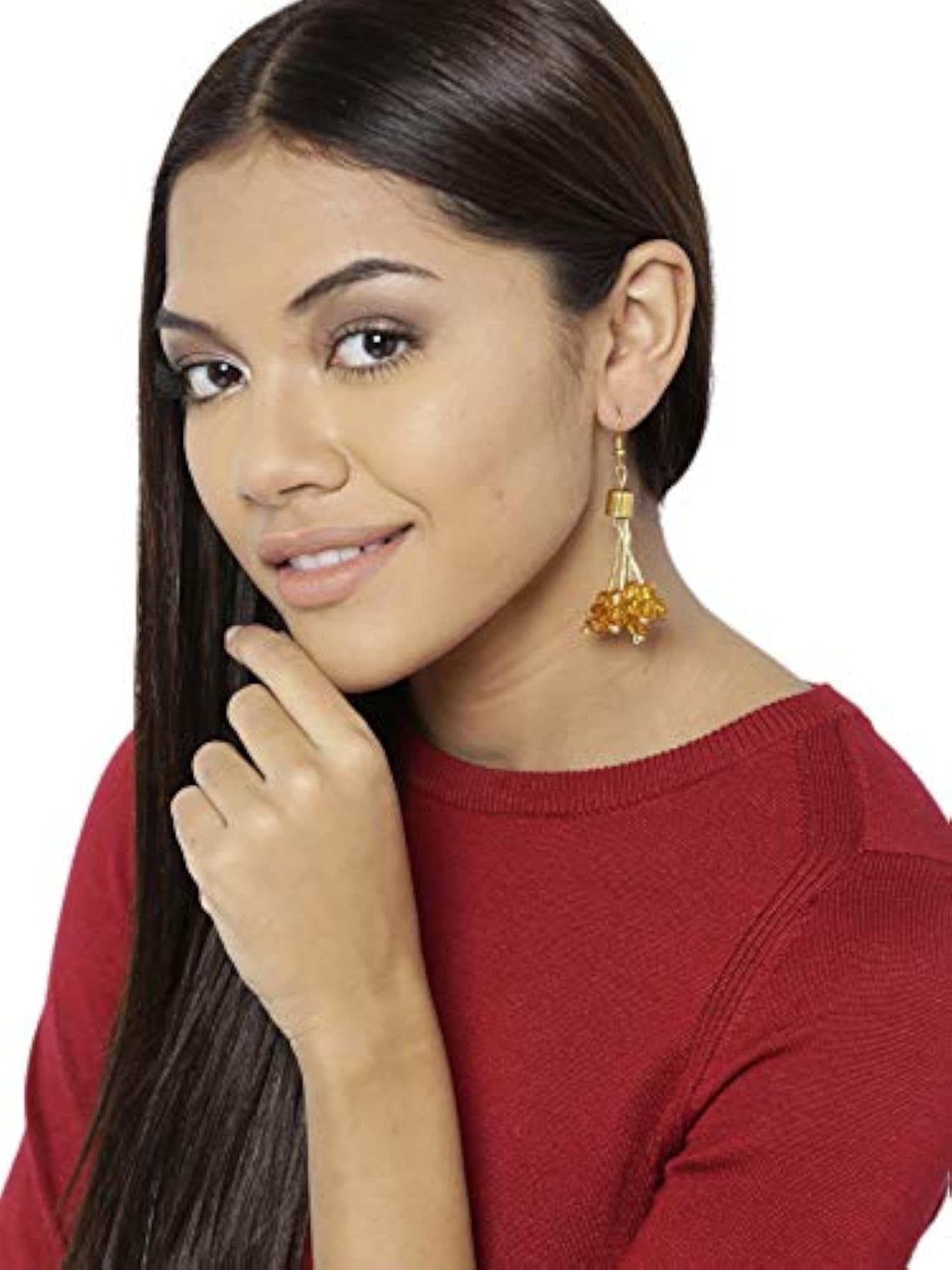 Ethnic Dangler Earrings (ZPFK8270)